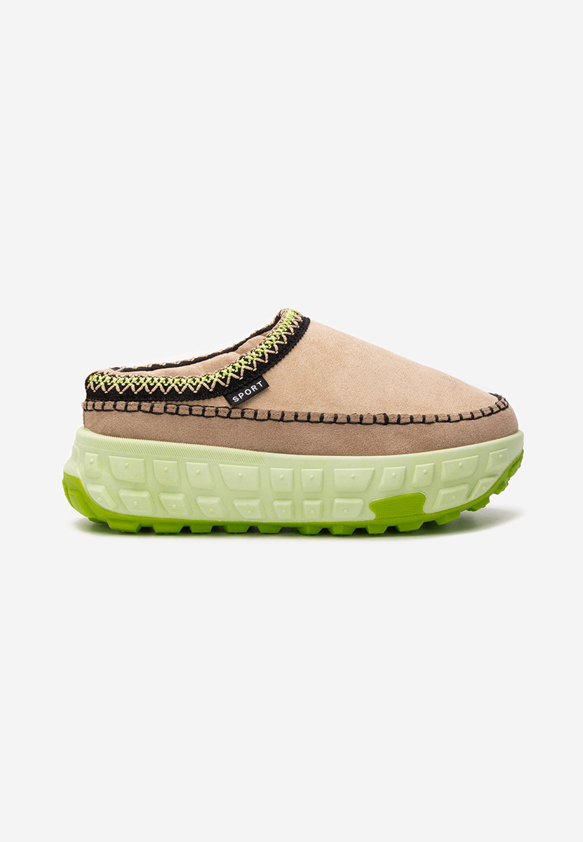 Дамско сабо Novela зелен