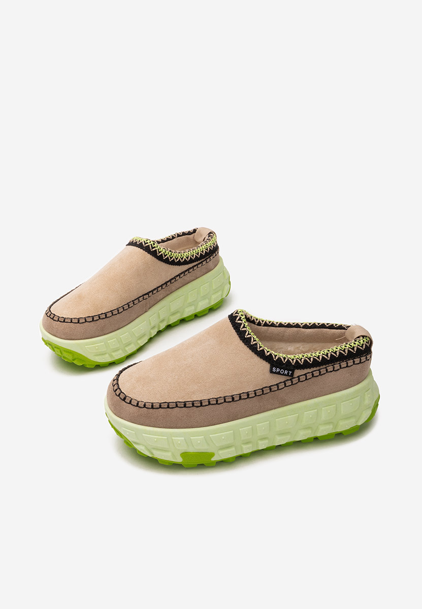 Дамско сабо Novela зелен