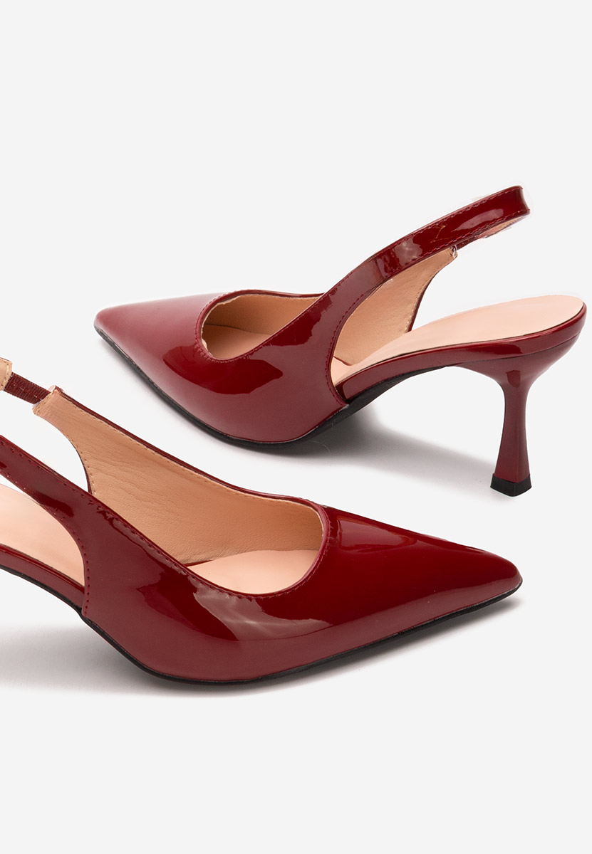 Обувки на ток Laurina bordo