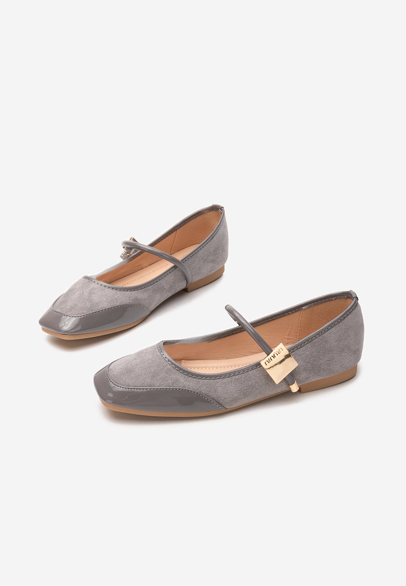 Дамски балерини Melyda сив