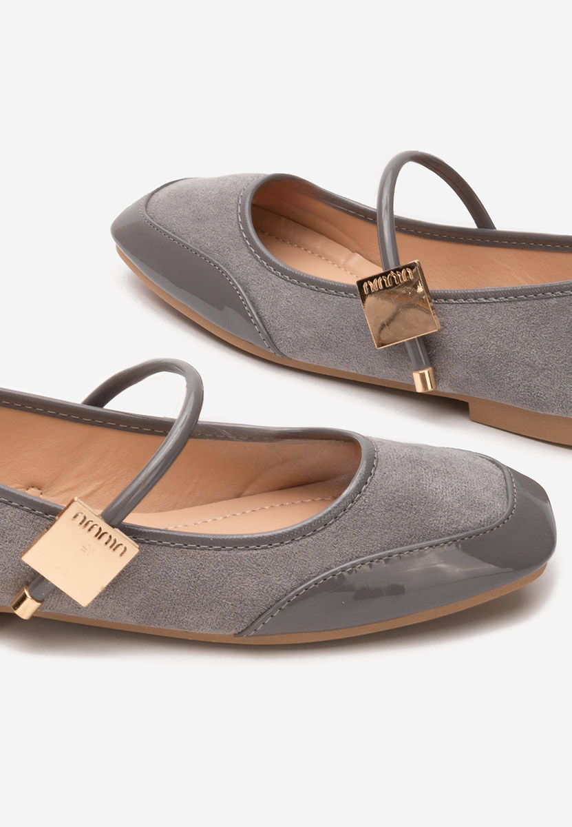 Дамски балерини Melyda сив