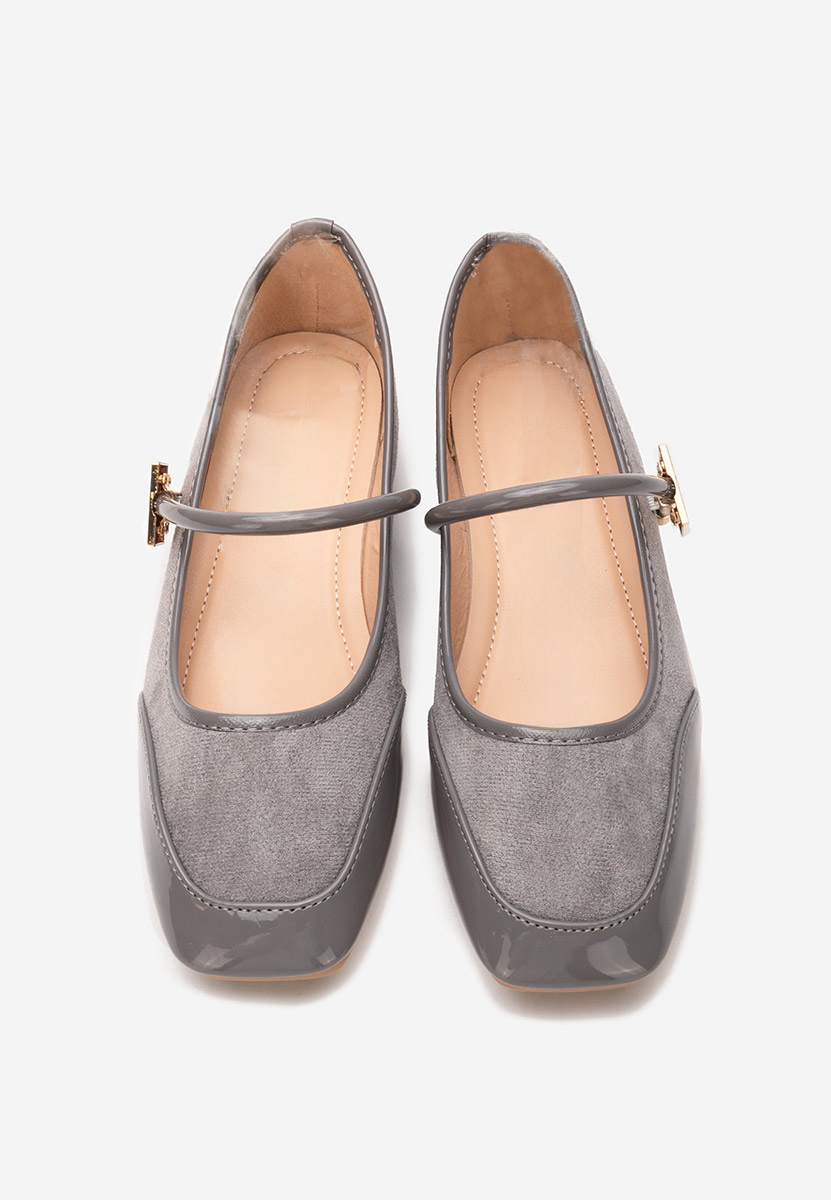 Дамски балерини Melyda сив