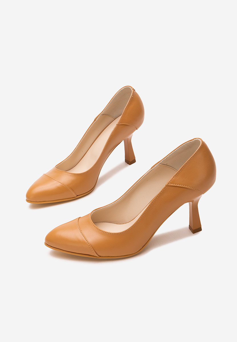 Кожени обувки Colie кафяв