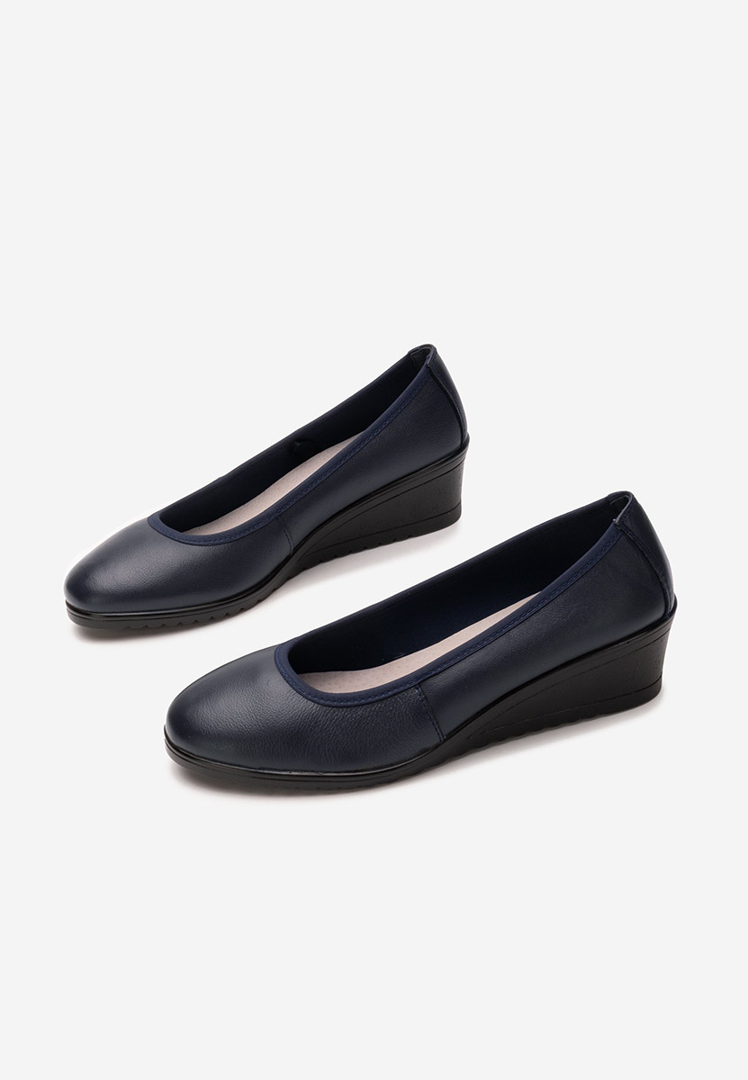 Обувки на платформа Josmia военно син