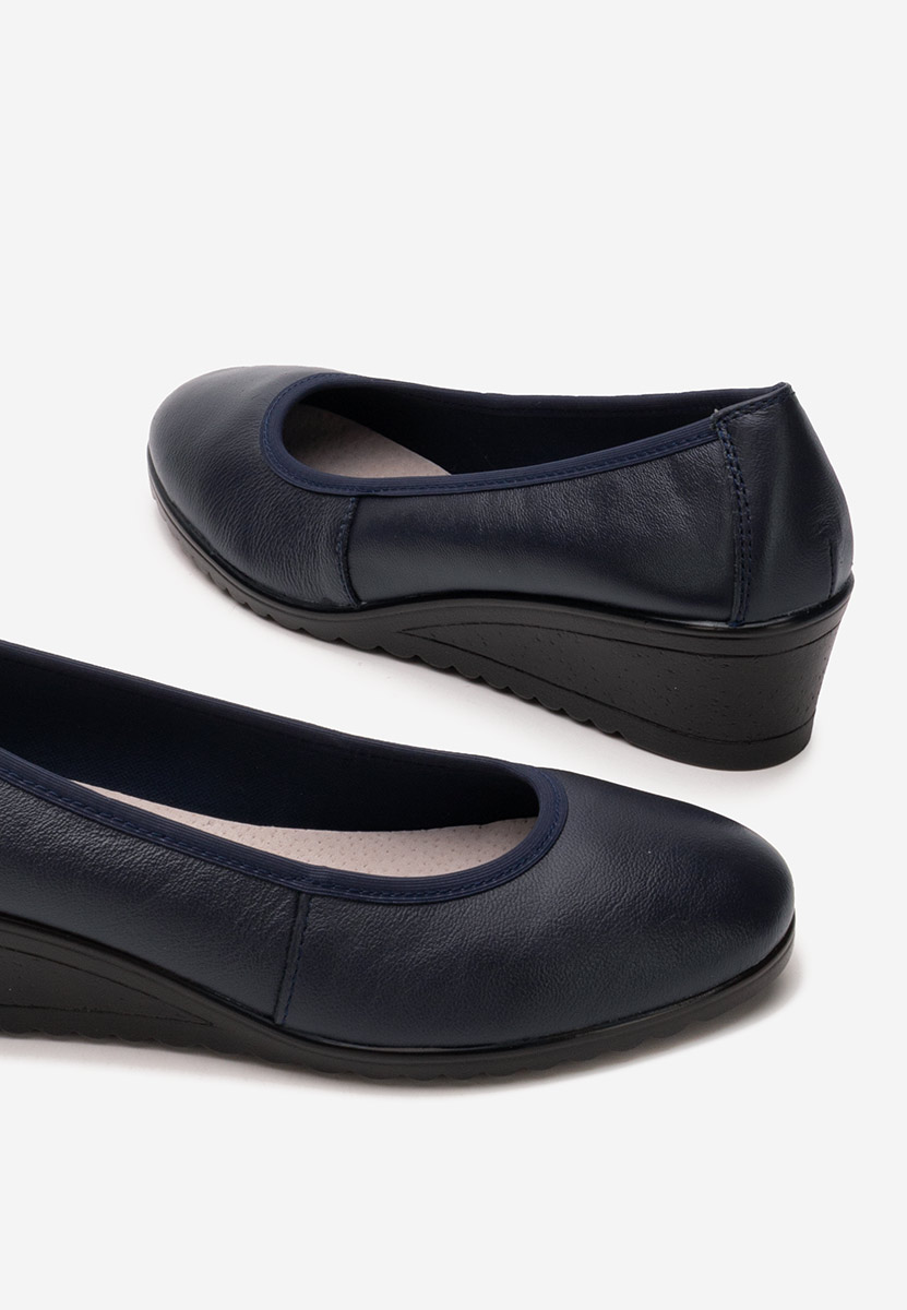 Обувки на платформа Josmia военно син