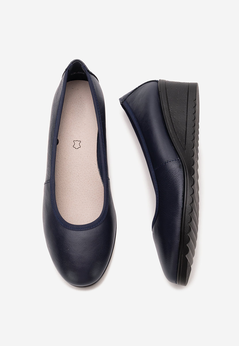 Обувки на платформа Josmia военно син