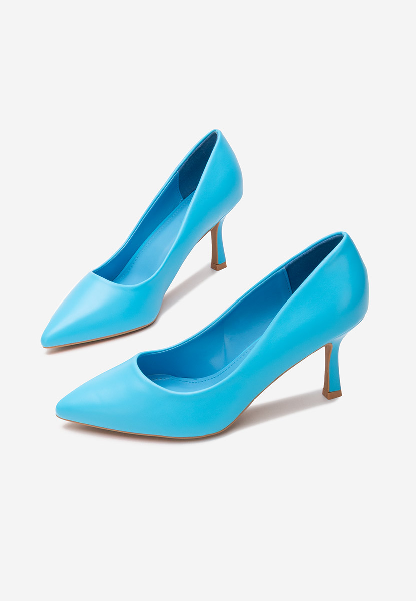 Обувки стилето Lasena светло син