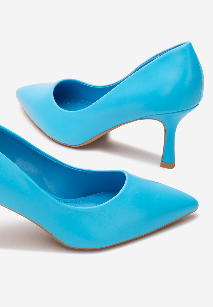 Обувки стилето Lasena светло син