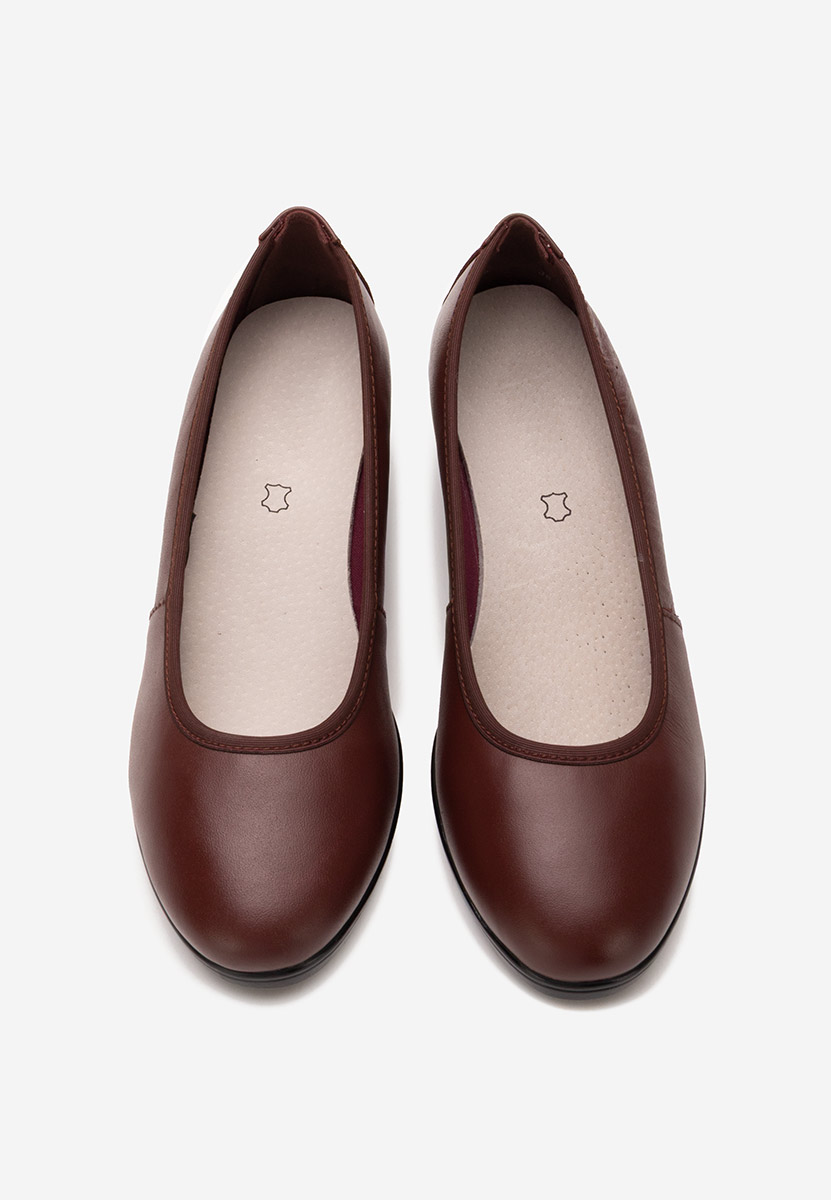 Обувки на платформа Josmia Винено червено