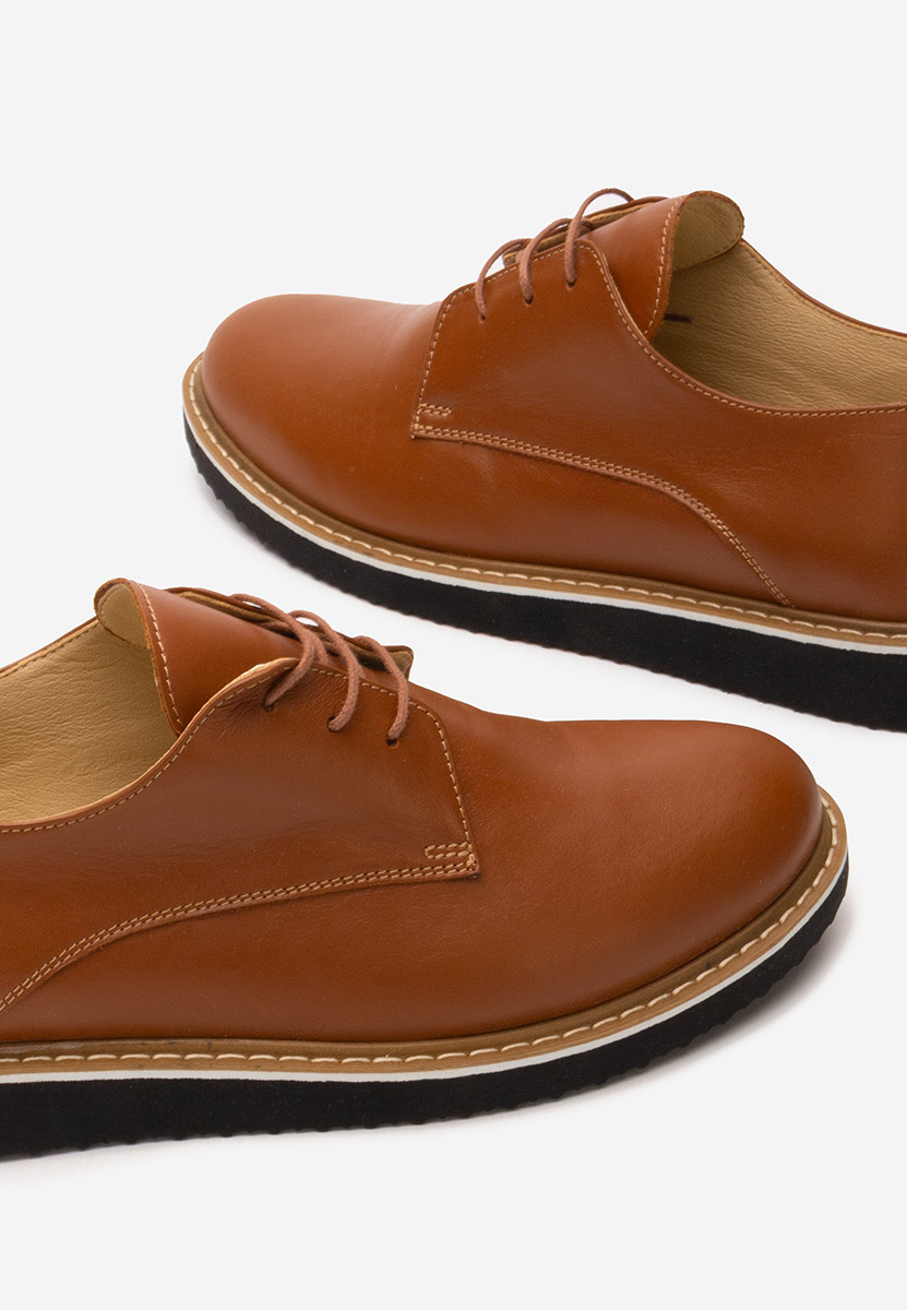 Дамски обувки derby Casilas камел