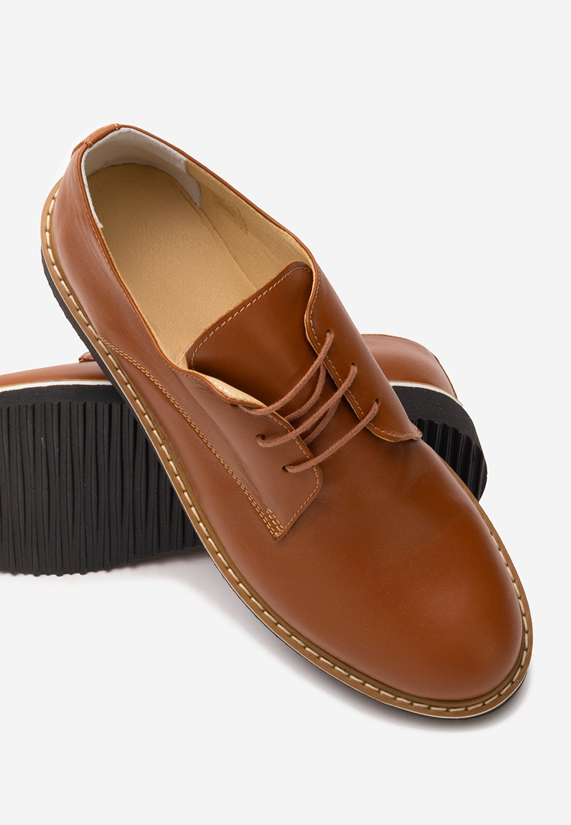 Дамски обувки derby Casilas камел