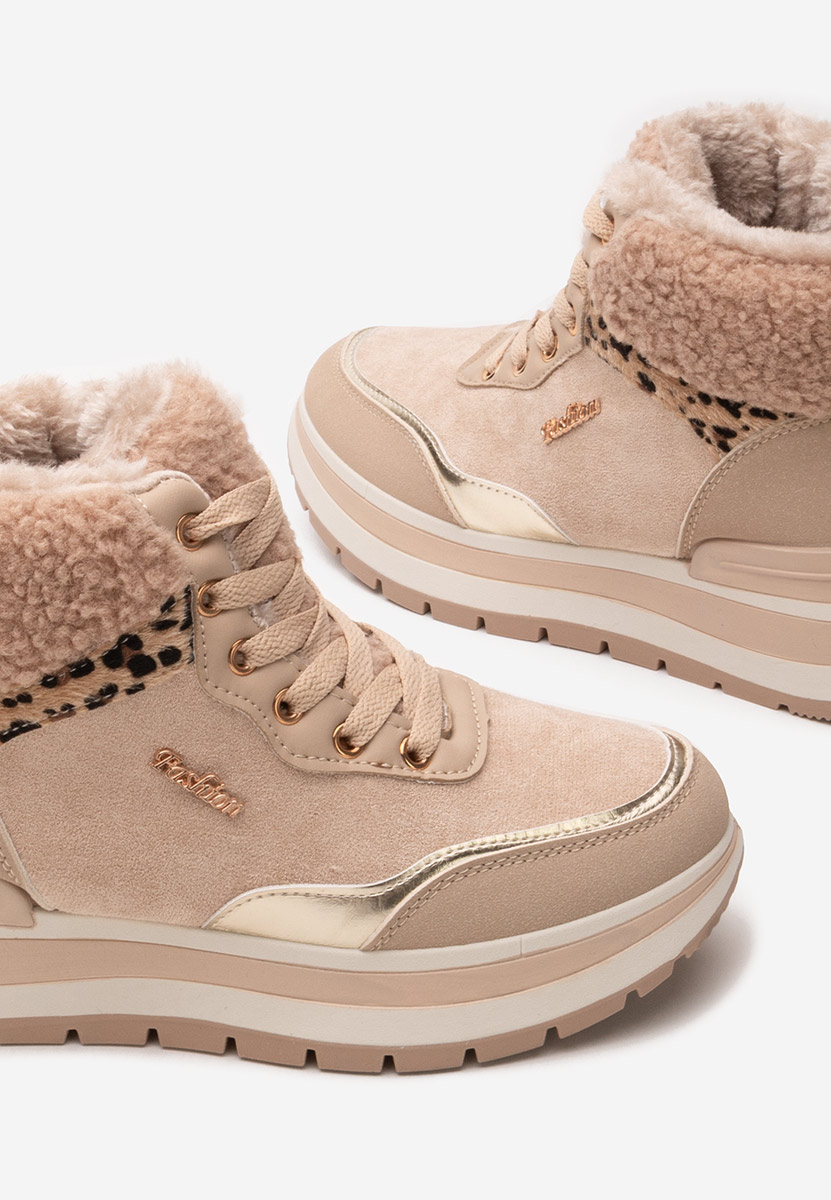 Cникърси High-Top Lisaia каки