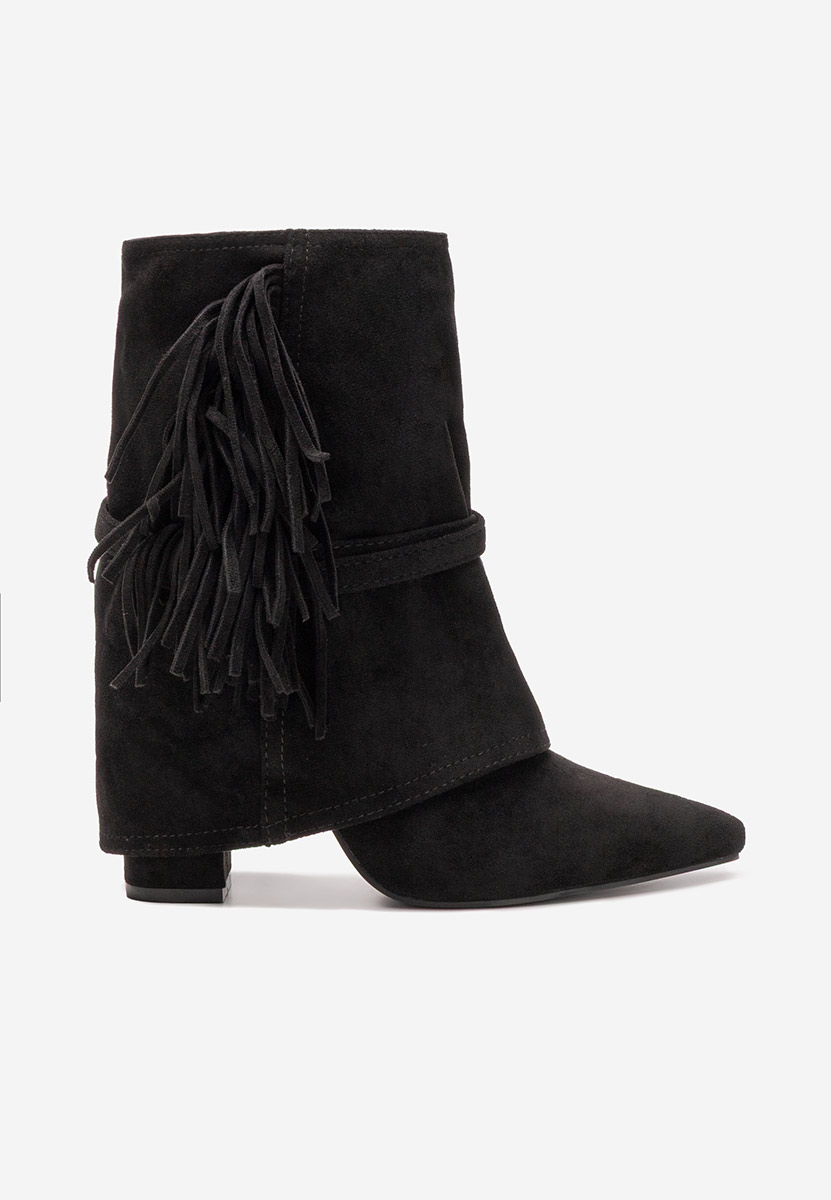 Боти на дебел ток Ranale черен