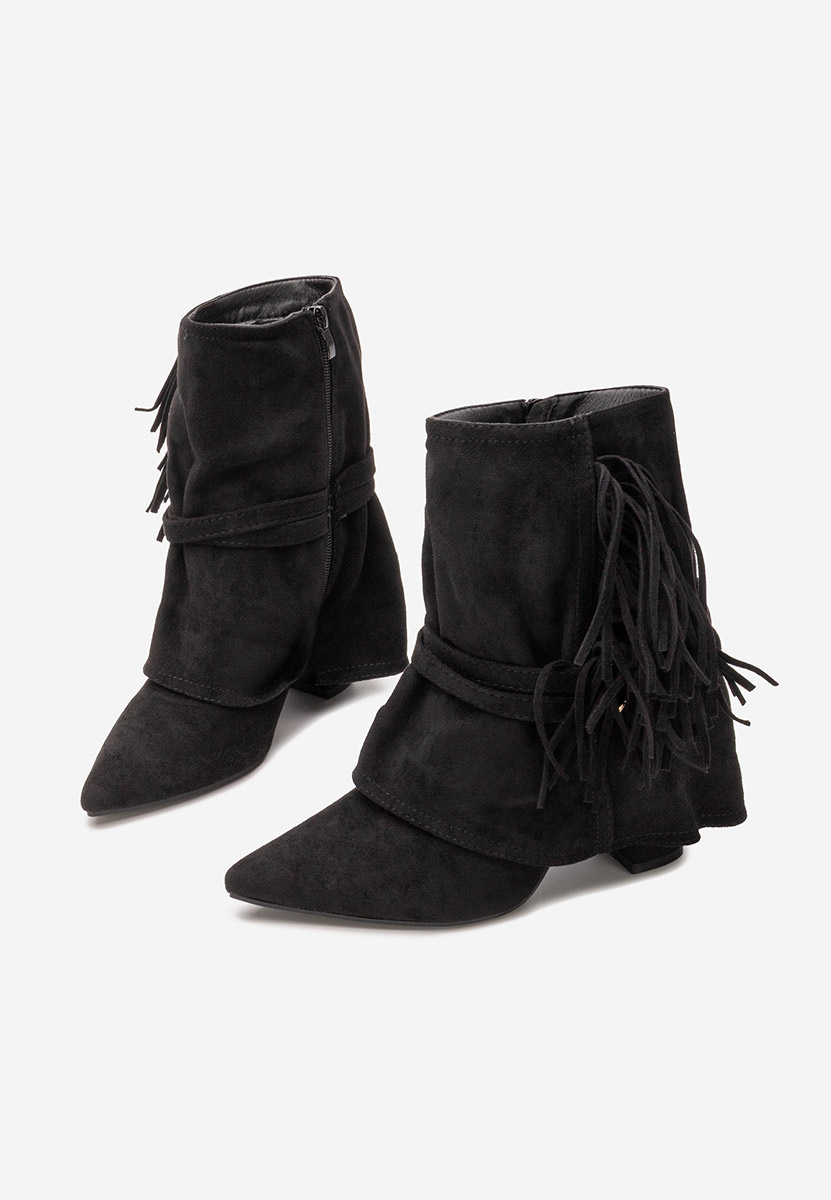 Боти на дебел ток Ranale черен