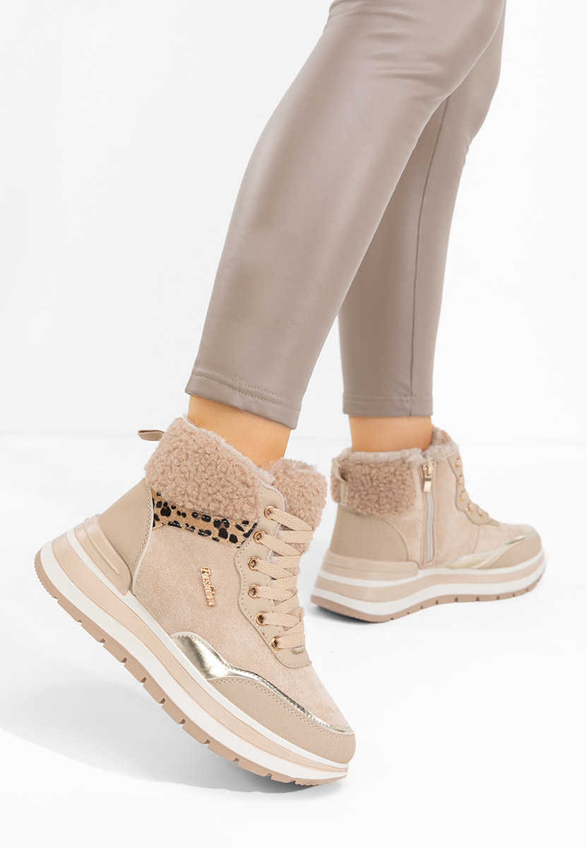 Cникърси High-Top Lisaia каки