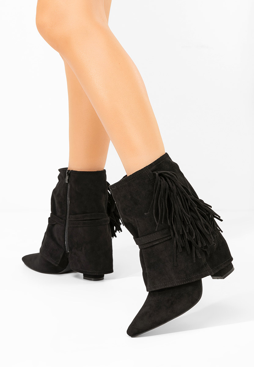 Боти на дебел ток Ranale черен