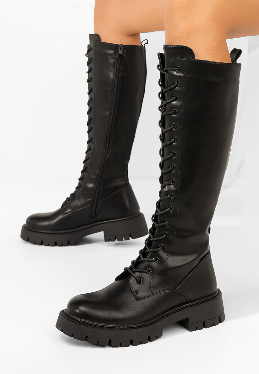 Дамски ботуши Hetie черни