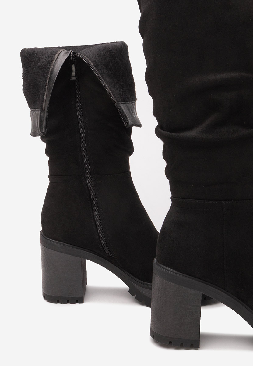 Чизми на ток Darrina черен