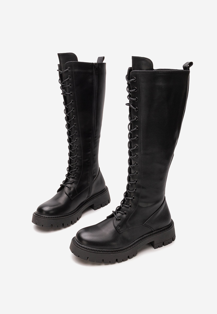 Дамски ботуши Hetie черни