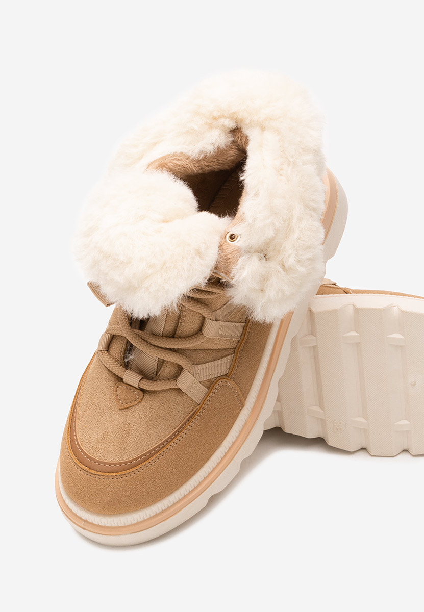 Обувки на платформа Nimora каки