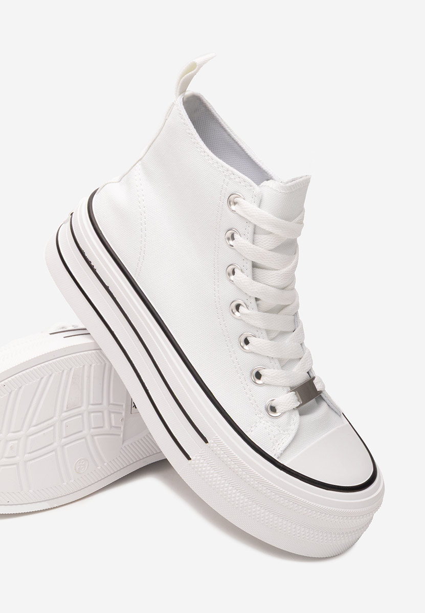 Кецове на платформа Kimala V3 бели