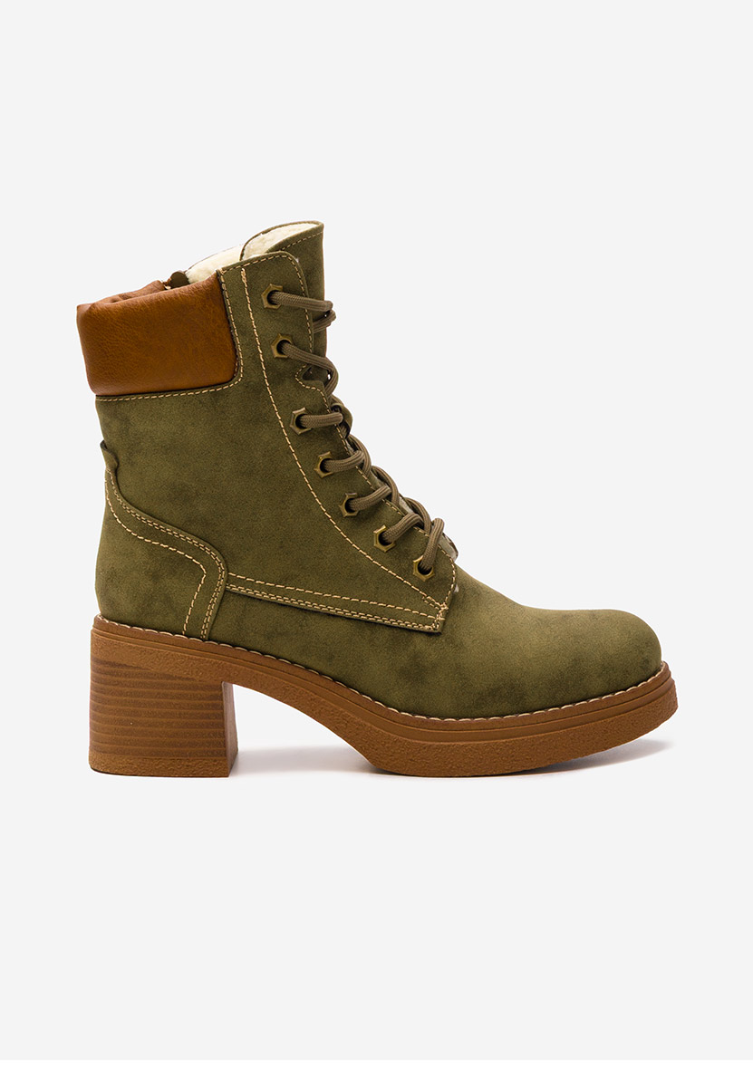 Дамски боти Celoria зелен