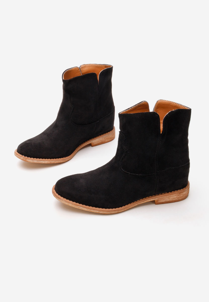 Боти с Платформа черен Acosta