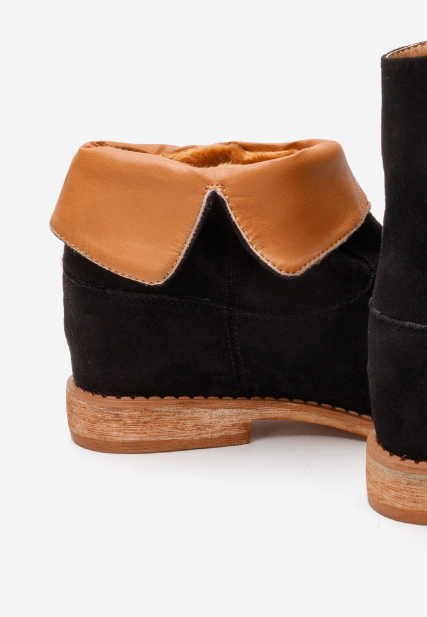 Боти с Платформа черен Acosta