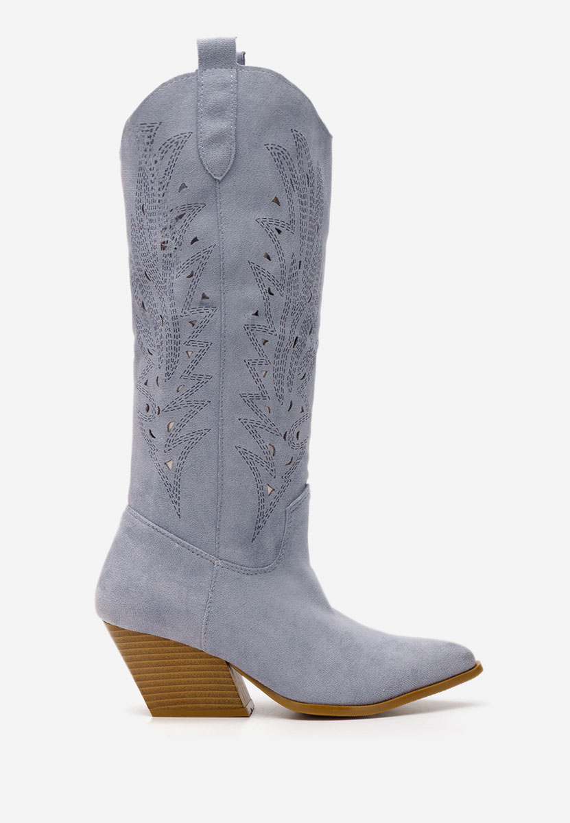 Заострени Indaia светло син