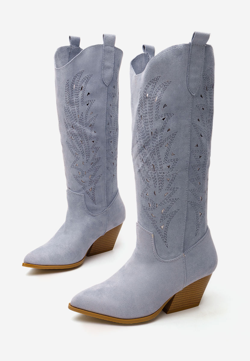 Заострени Indaia светло син