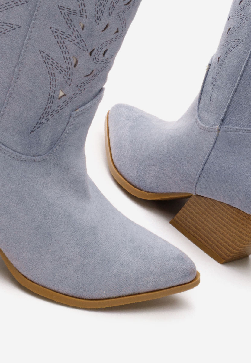 Заострени Indaia светло син