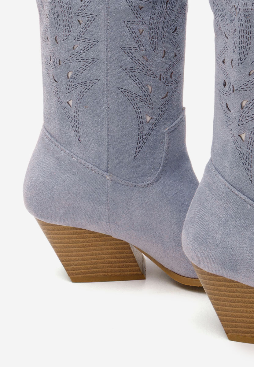 Заострени Indaia светло син