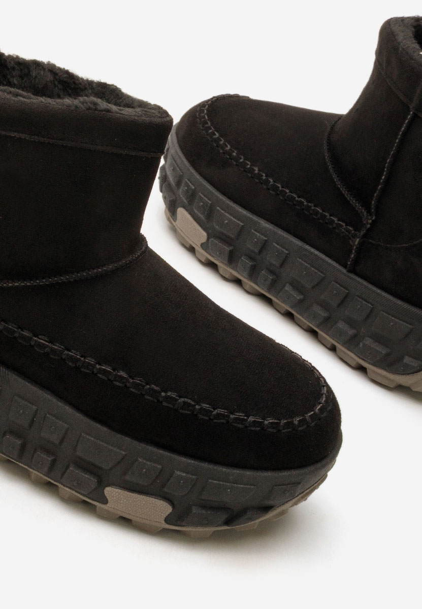 Обувки на платформа Novela черен