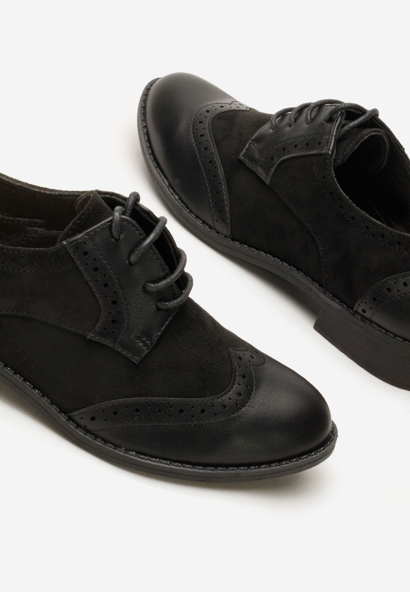 Дамски обувки brogue Aleena черни