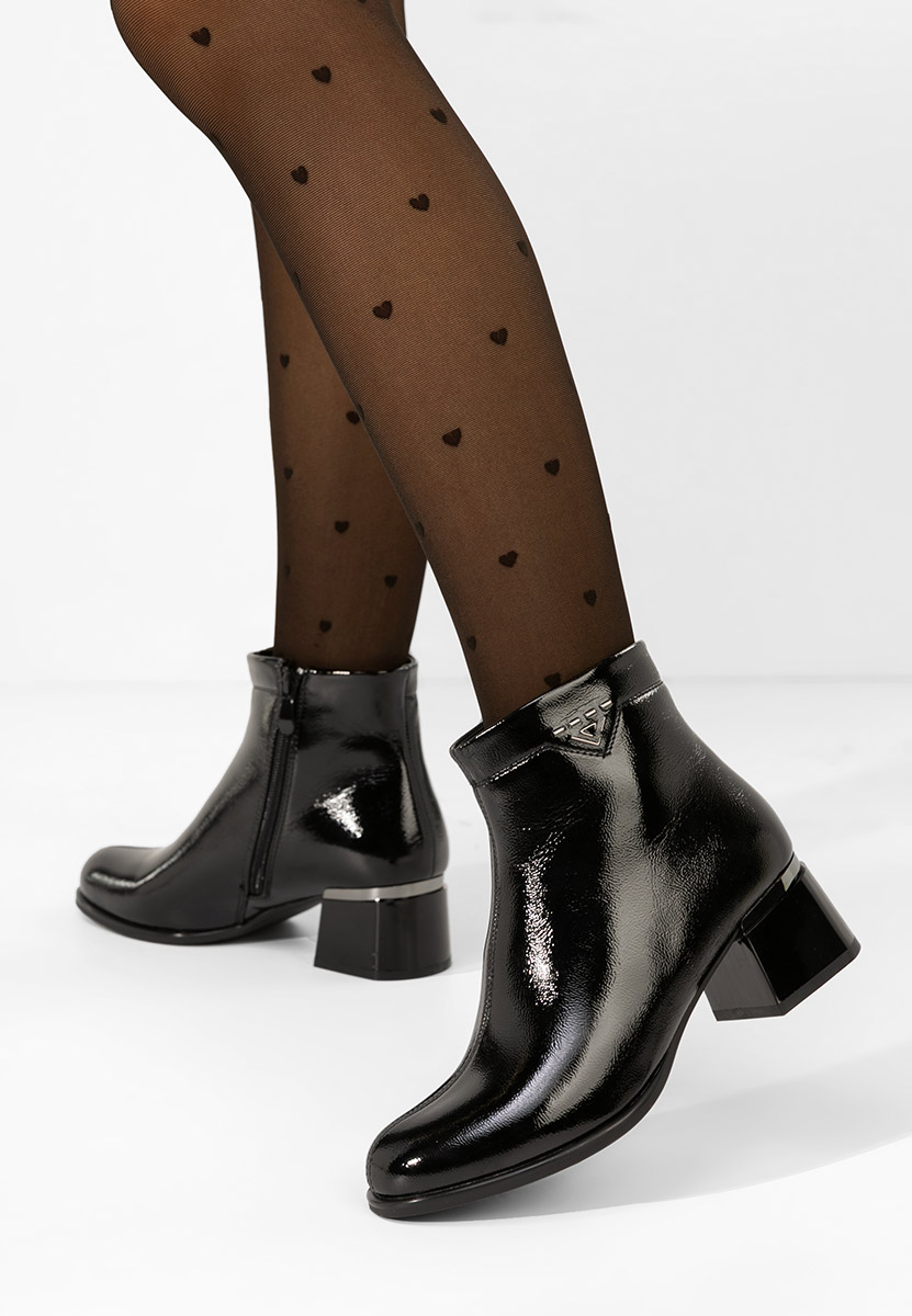 Дамски боти на ток Takita черен