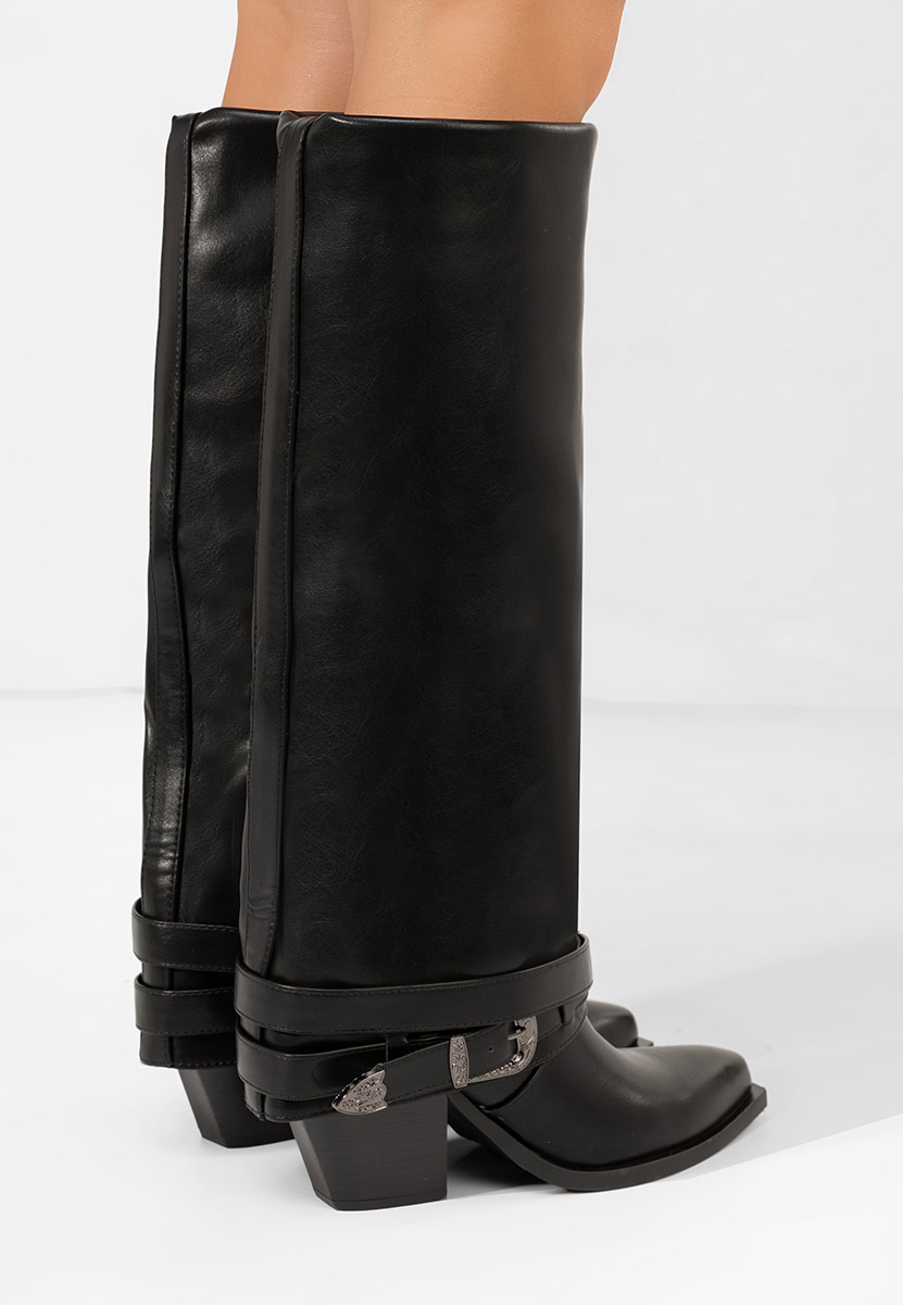 Чизми на ток Bretia черна