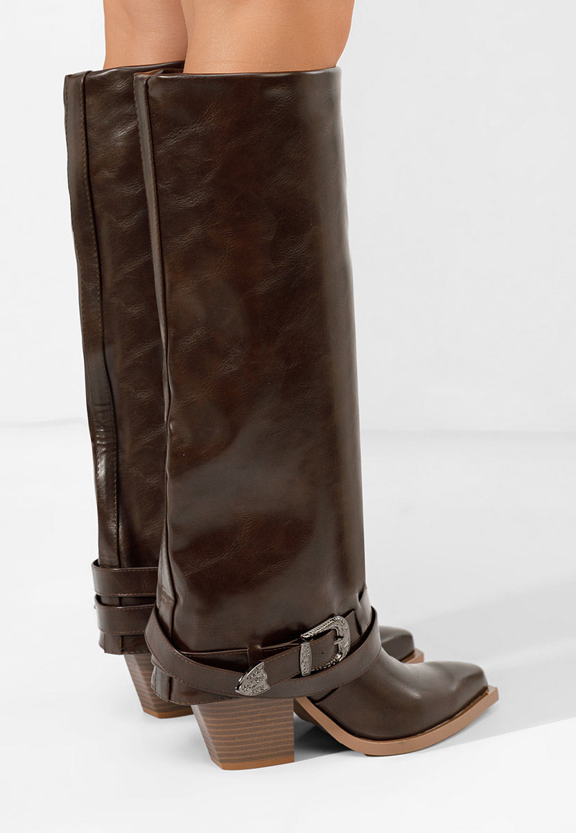 Чизми на ток Bretia кафяв