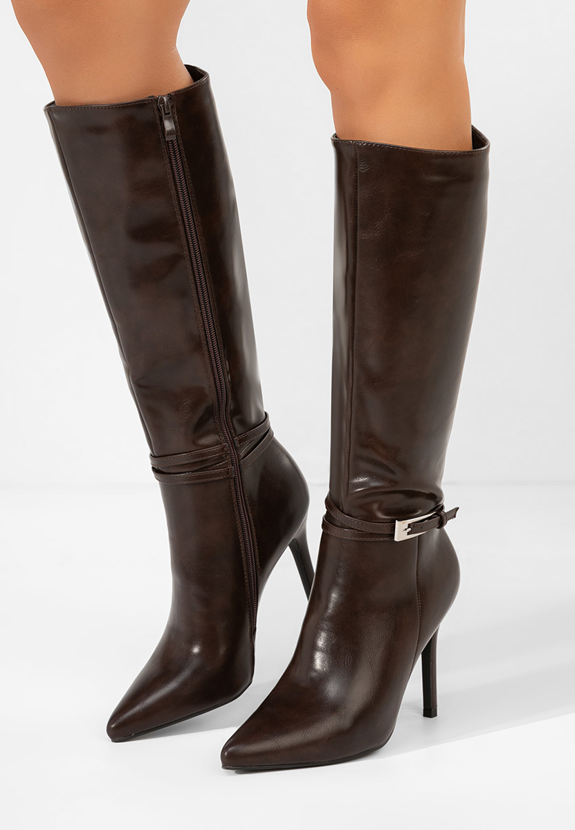 Чизми на ток Nivora кафяв