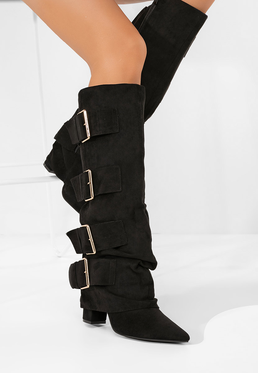 Чизми на ток Jefery V2 черен