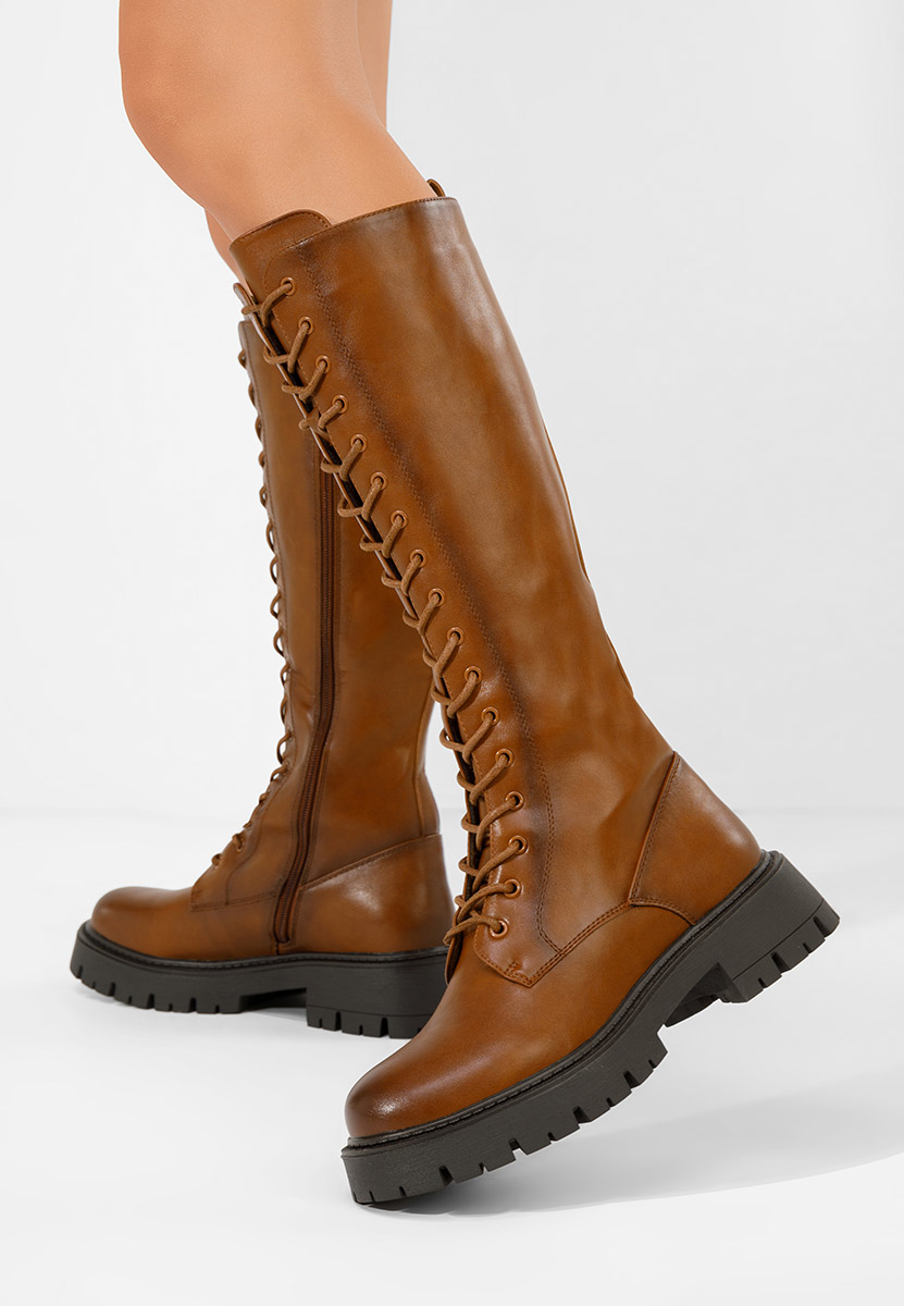 Дамски ботуши Hetie камел