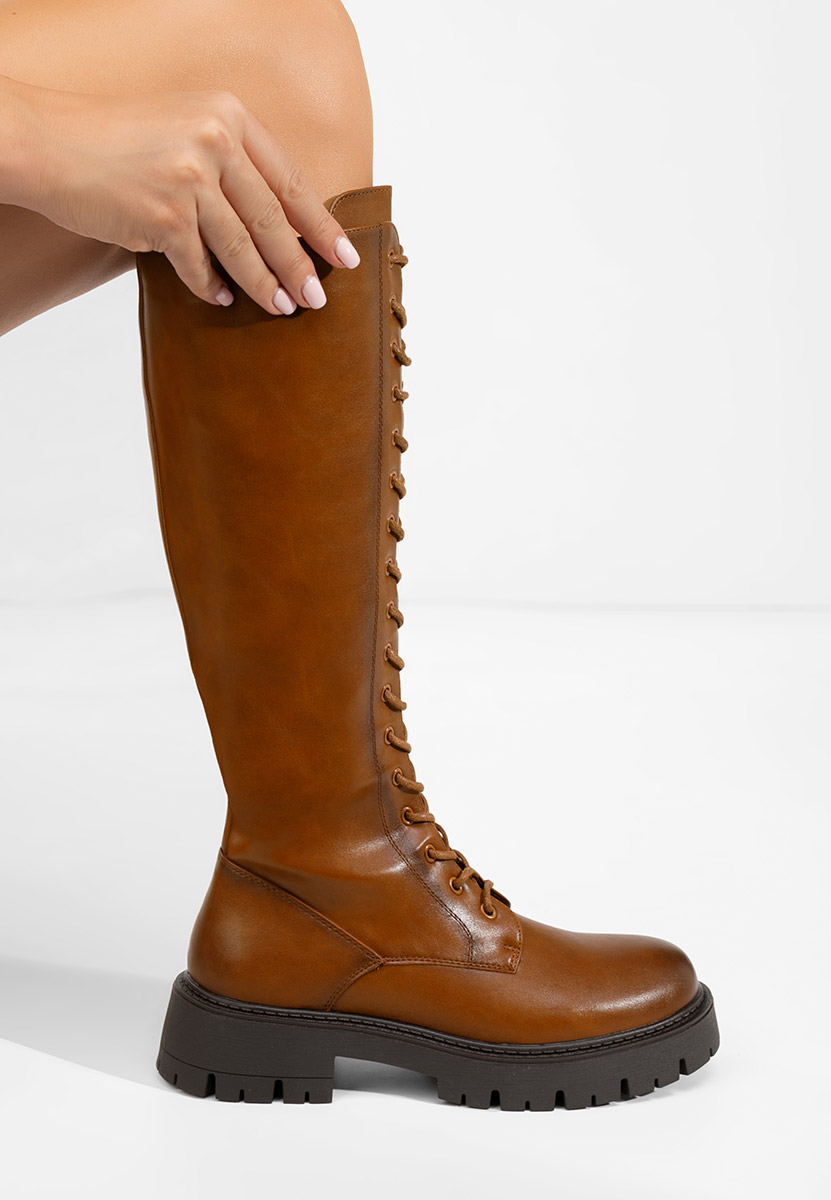 Дамски ботуши Hetie камел