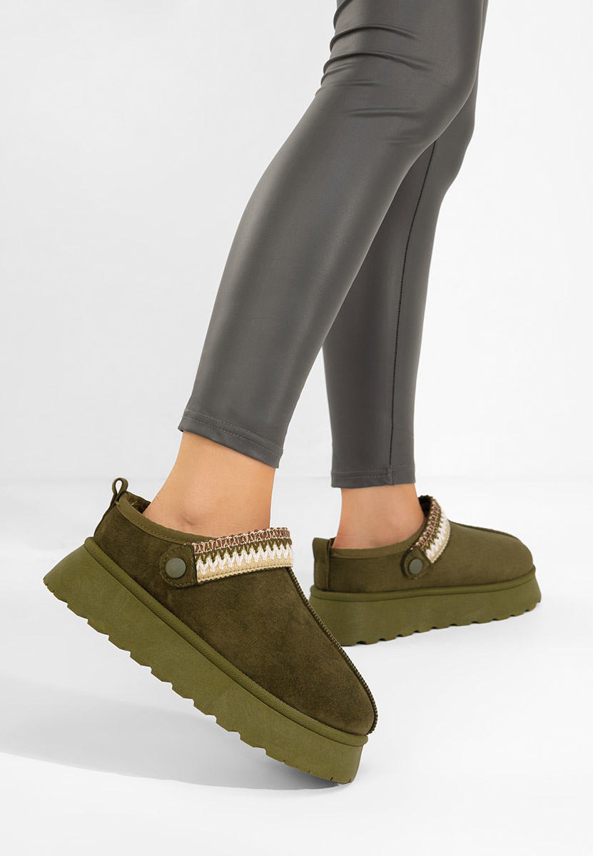 Дамско сабо Frovia зелен