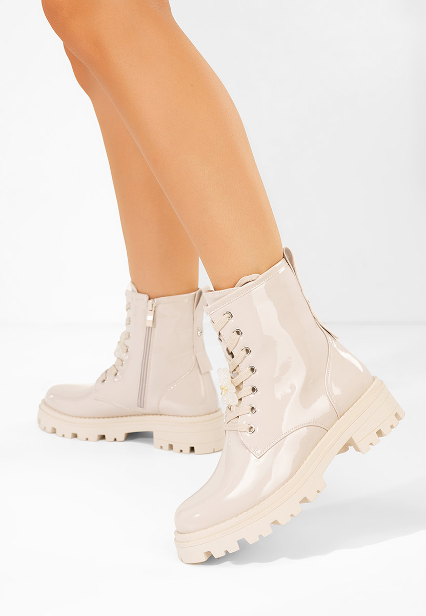 Дамски ботуши Maxine бежов