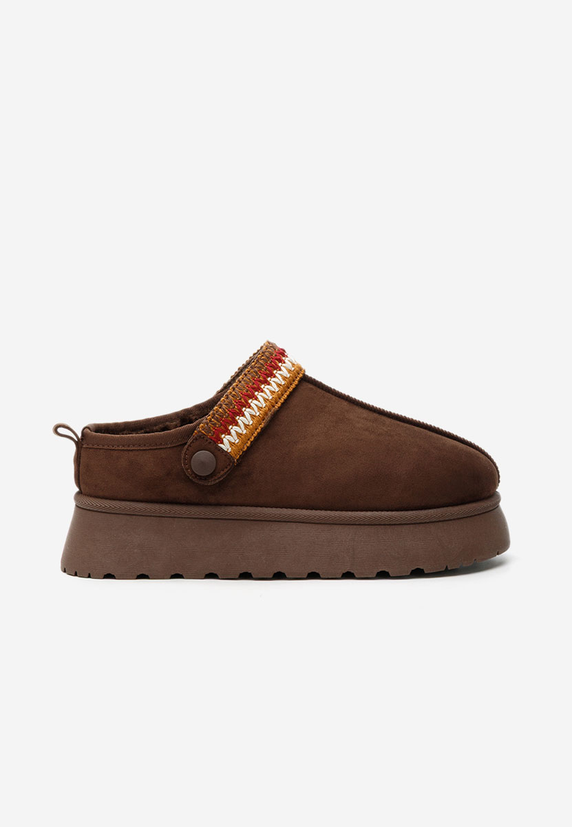 Дамско сабо Frovia кафяв