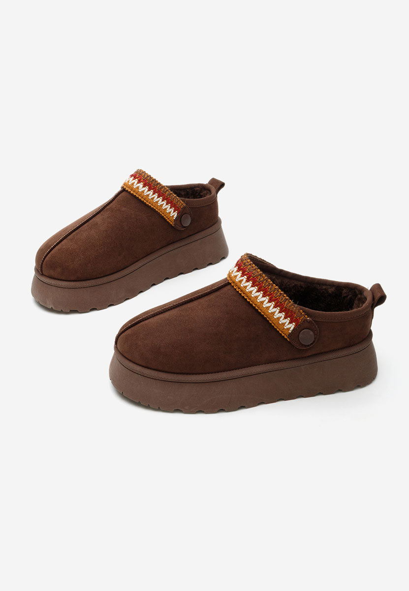 Дамско сабо Frovia кафяв