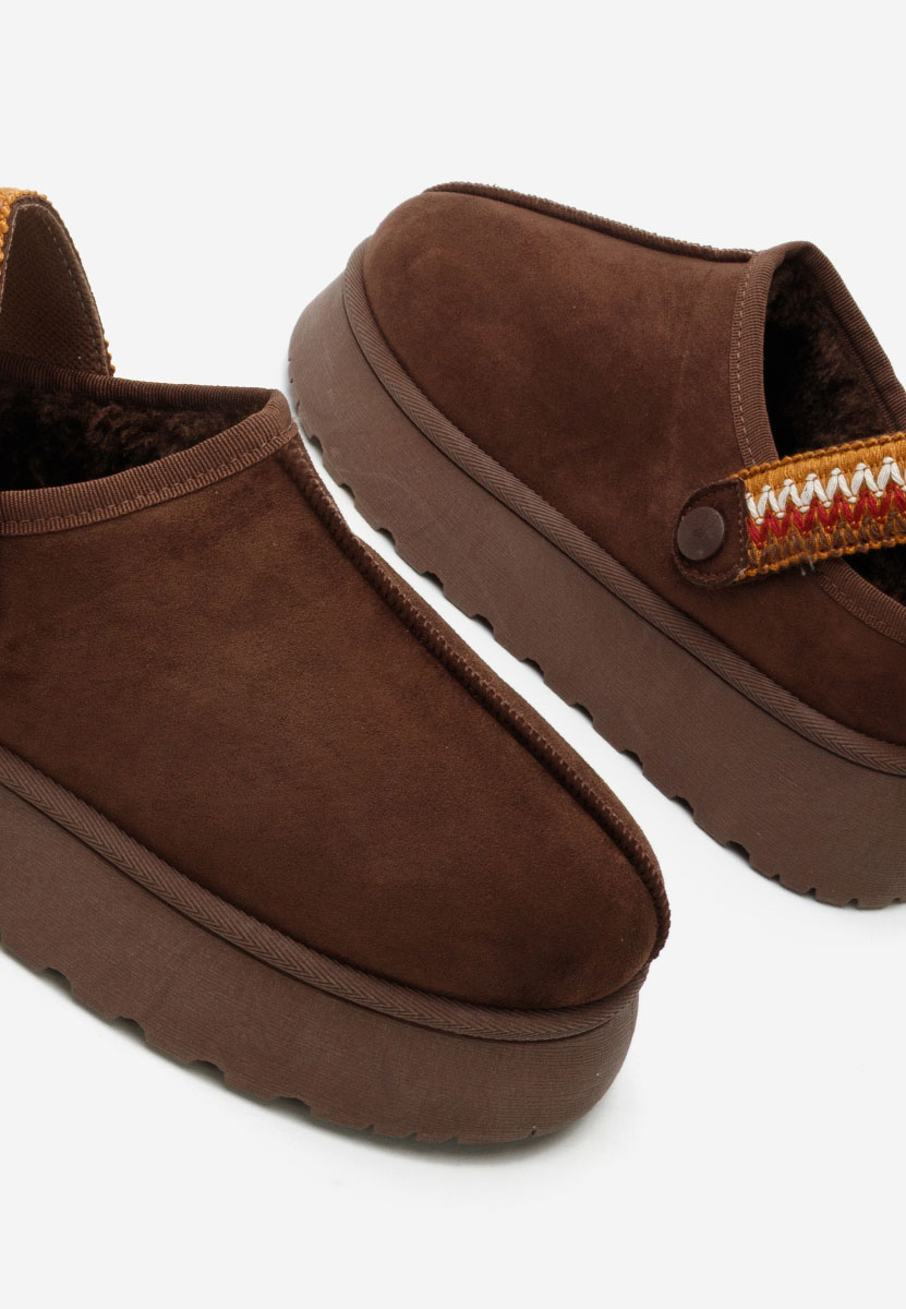 Дамско сабо Frovia кафяв