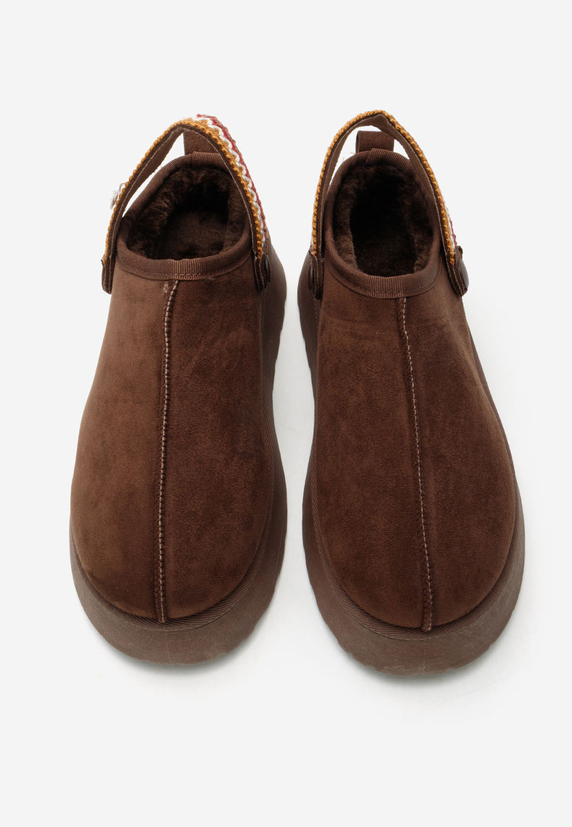 Дамско сабо Frovia кафяв