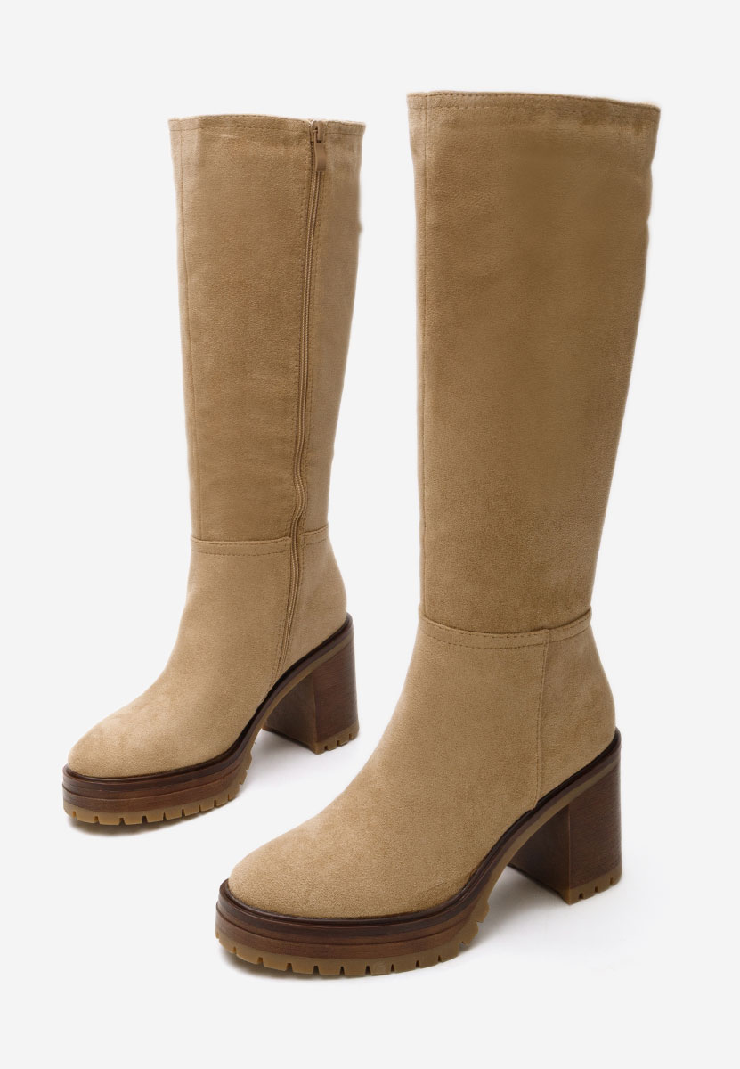 Чизми на ток Darrina V2 каки