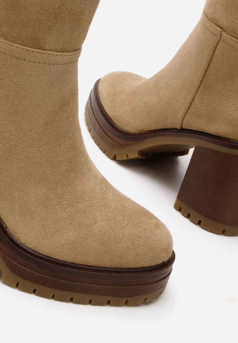 Чизми на ток Darrina V2 каки