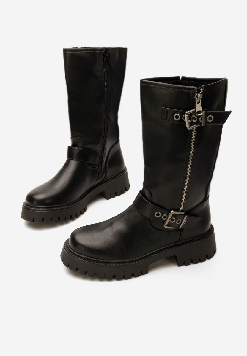 Дамски ботуши Floriva черен